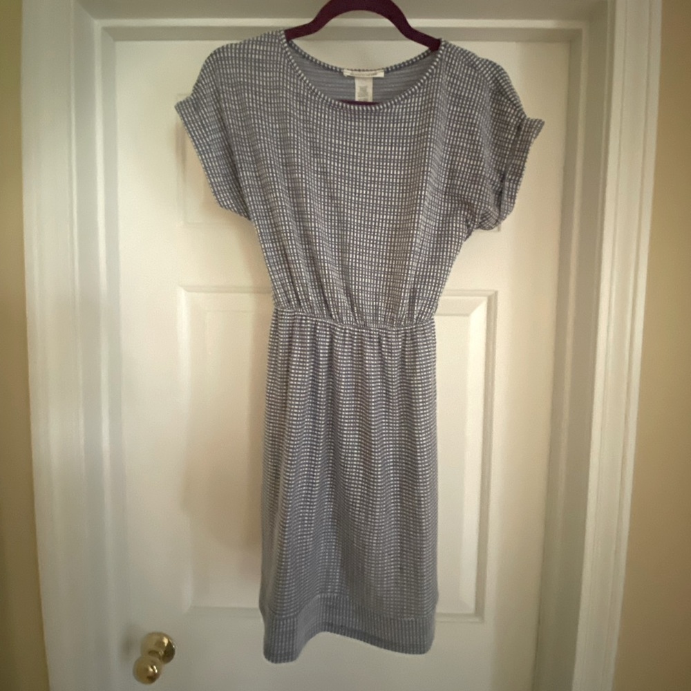 Blue-White striped dress